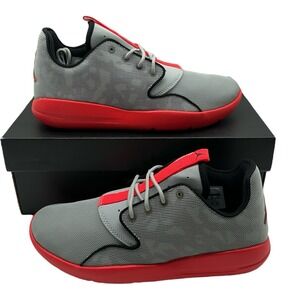 Air Jordan Eclipse‎ BG Shoes YOUTH Boys Sz 5.5 Y Grey Red Sneakers 724042-006